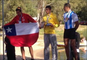 Uncas: ouro e vaga nos Jogos da Juventude (Foto: via Carlos Fonseca/Facebook)