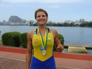 Campeã sul-americana, Bianca Miarka é destaque do Botafogo no Single Skiff(foto: remo em voga)