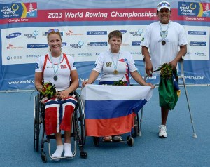 Cláudia Santos foi ao pódio na Coreia do Sul (Foto: ©Detlev Seyb/MyRowingPhoto.com)