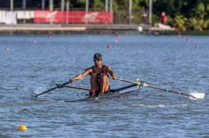 Emanuel ficou em 5º no Single Skiff PL Sênior (Foto: divulgação/BFR)