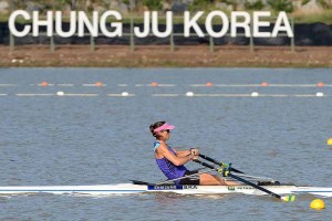 Fabiana já está nas semifinais A/B (Foto: ©Detlev Seyb/MyRowingPhoto.com)