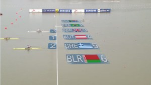 Fabiana ficou em 4º na Final A do Single Skiff PL