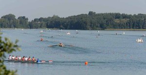Vista da raia em Trakai, Lituânia (Foto: ©Detlev Seyb/MyRowingPhoto.com)