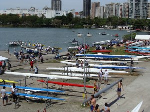 Eliminatórias e Poder Marítimo na raia olímpica (Foto: Remo em Voga)