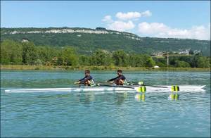 Guilherme e Emanuel, do Botafogo: Double Skiff PL (Foto: CBR)