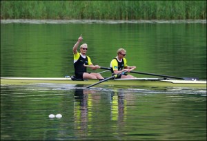 Murray e Bond, imbatíveis no Dois Sem (Foto: Igor Meijer/FISA)