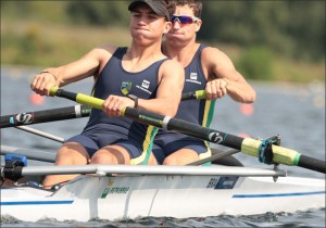 Alef e David despediram-se em 20º no Dois Sem (Foto: Igor Meijer/FISA)