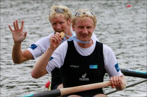 Murray e Bond: dois ouros no Mundial (Foto: Igor Meijer/FISA)