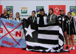 União, Botafogo e Flamengo: pódio do 2-FS23 (Foto: GN União /Facebook)