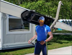 Steve Hiestand: único "pesado" brasileiro em Bled (Foto: CBR/Divulgação)