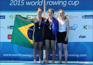 Fabiana ganha prata no Single Skiff Peso-Leve (foto: Detlev Seyb/FISA)