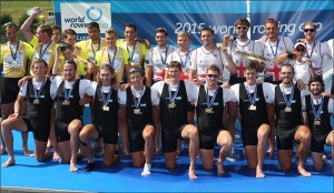 Bronze no Oito Com deu o bi à Nova Zelândia (Foto: Igor Meijer/FISA)