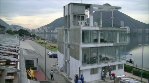 A nova torre de árbitros está em fase final de obras (Foto: Remo em Voga)