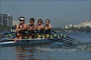 Four Skiff Masculino do Brasil avança no Mundial Júnior (Foto: Vicente Leal/Remo em Voga)