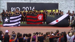 Fla ganhou a 1ª Regata e lidera o Campeonato (Foto: Remo em Voga)