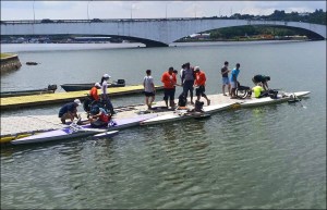 Para-remo teve eliminatória esta quinta-feira (Foto: CBR/Divulgação)