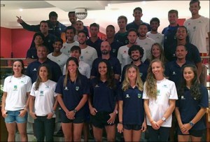 Equipe brasileira no Sul-Americano Sênior e Júnior (Foto: reprodução Facebook)