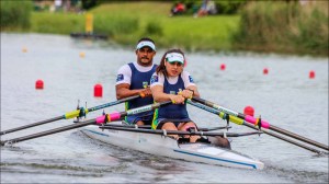 Josiane e Michel, 4º no Double TAMisto (Foto: Balint Czucz/FISA)